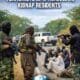 Zamfara attack image showing terrorists mounting a roadblock and abducting residents in Nigeria with DocuNews branding