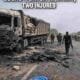 IED blast on Gusau–Funtua highway in Zamfara State damages cement trailer with security personnel at the scene