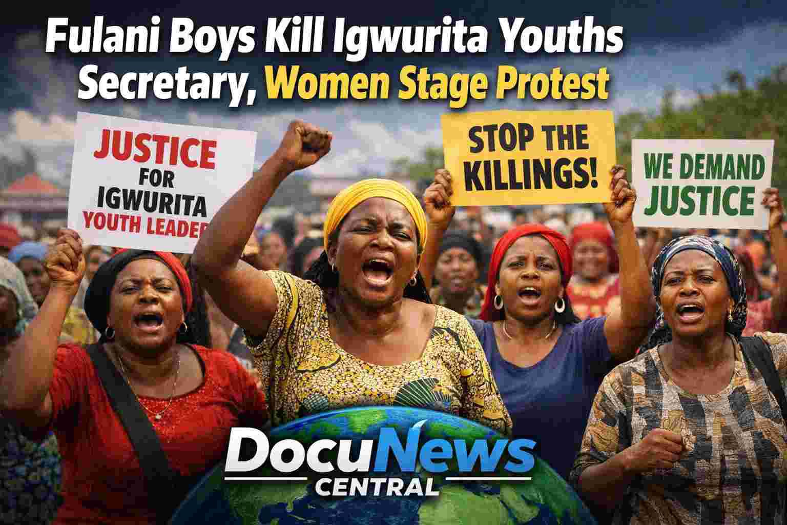 "Fulani boys kill Igwurita youths secretary, women protest in Rivers State"