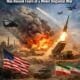 Iran missile strike illustration showing attack on U.S. military base in the Middle East with DocuNews logo and bold headline.