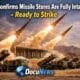 AI generated illustrations Of Iran missile launch with trucks and bunkers, confirming full missile stores and readiness